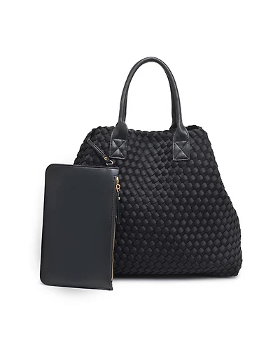 Urban Expressions Ithaca Woven Neo-Prene Tote Bag