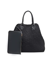 Urban Expressions Ithaca Woven Neo-Prene Tote Bag