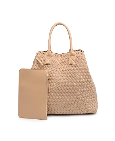 Urban Expressions Ithaca Woven Neo-Prene Tote Bag
