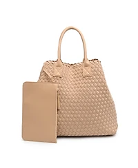 Urban Expressions Ithaca Woven Neo-Prene Tote Bag