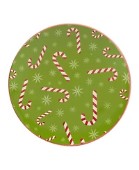 Certified International Holiday Fun 6" Canape Plates Set of 6, Service for 6