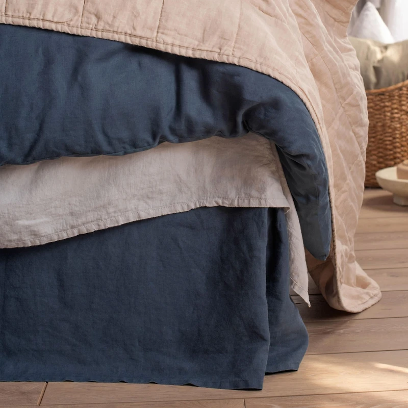100% French Linen Bedskirt