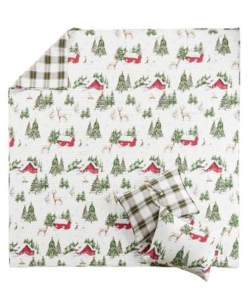 Levtex Tatum Pines Holiday Reversible Quilt Sets