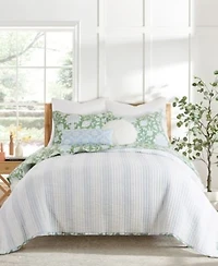 Levtex Evelyn Jacobean Reversible 3 Pc. Quilt Set