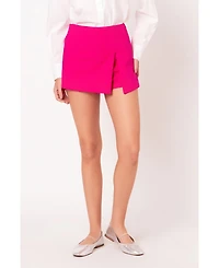 English Factory Women's Slit Detail Skort