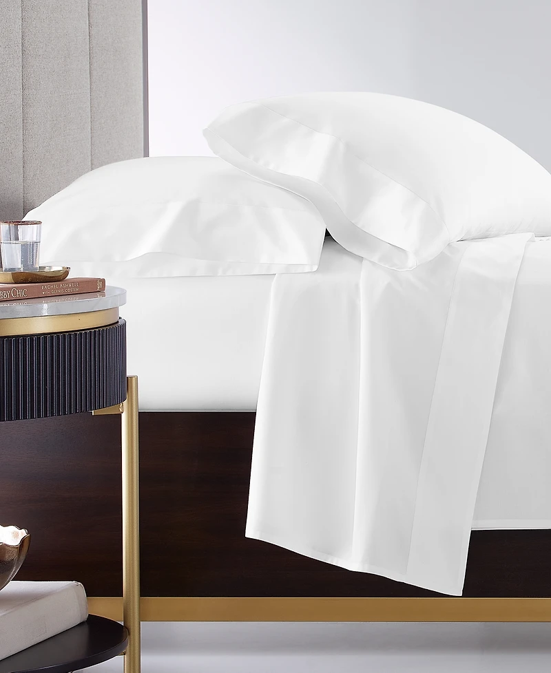 Closeout! Hotel Collection Italian Percale Sateen Cuff Pillowcase Pair, King, Exclusively at Macy's