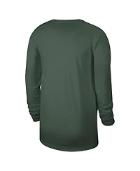 Men's and Women's Nike Hunter Green Milwaukee Bucks 2023/24 Legend On-Court Practice Long Sleeve T-shirt