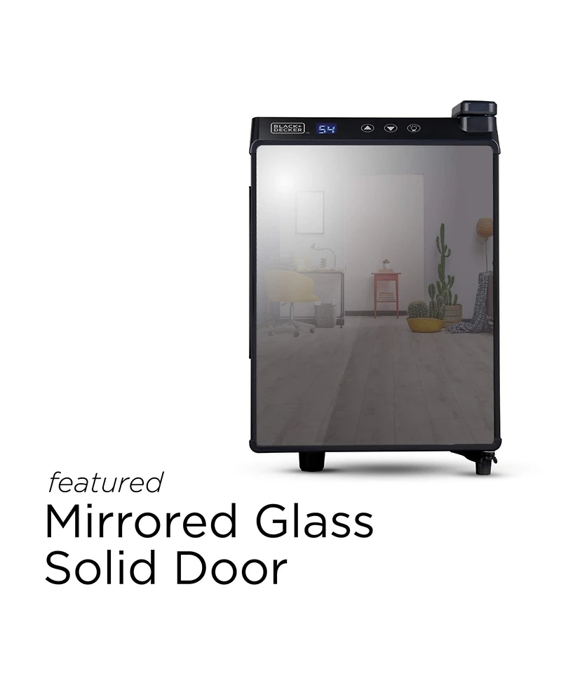 Black & Decker 6 Bottle Capacity Wine CellarMirror Door