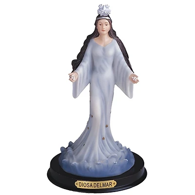 Fc Design 9"H Diosa Del Mar Statue Goddess of The Sea Yemaya Holy Figurine Religious Decoration Home Decor Perfect Gift for House Warming, Holidays an