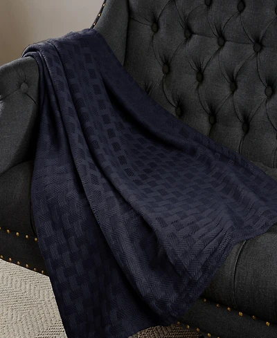 Superior Basket Weave All Season Cotton Blanket