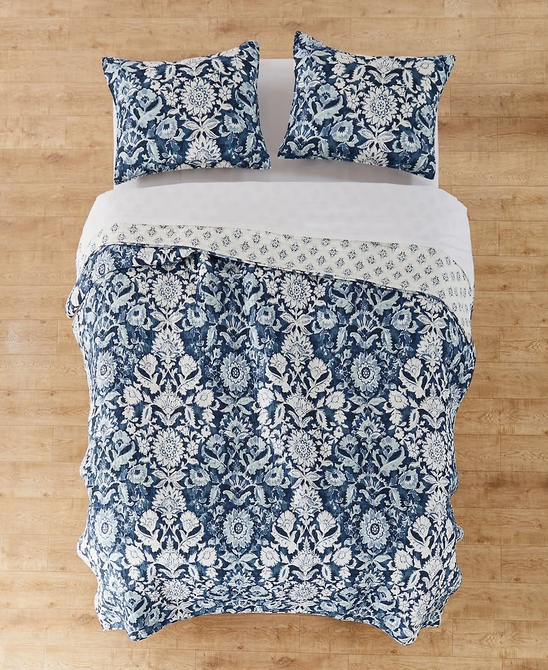 Levtex Laure Reversible 3-Pc. Quilt Set, King/California King