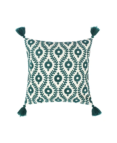 Levtex Ashika Crewel Decorative Pillow, 18" x 18"