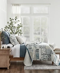 Levtex Aliza Folk Art Reversible 3-Pc. Quilt Set, Full/Queen