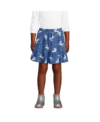 Lands' End Girls Tiered Skort