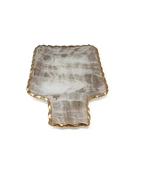 Gold-Tone Brushed Tray
