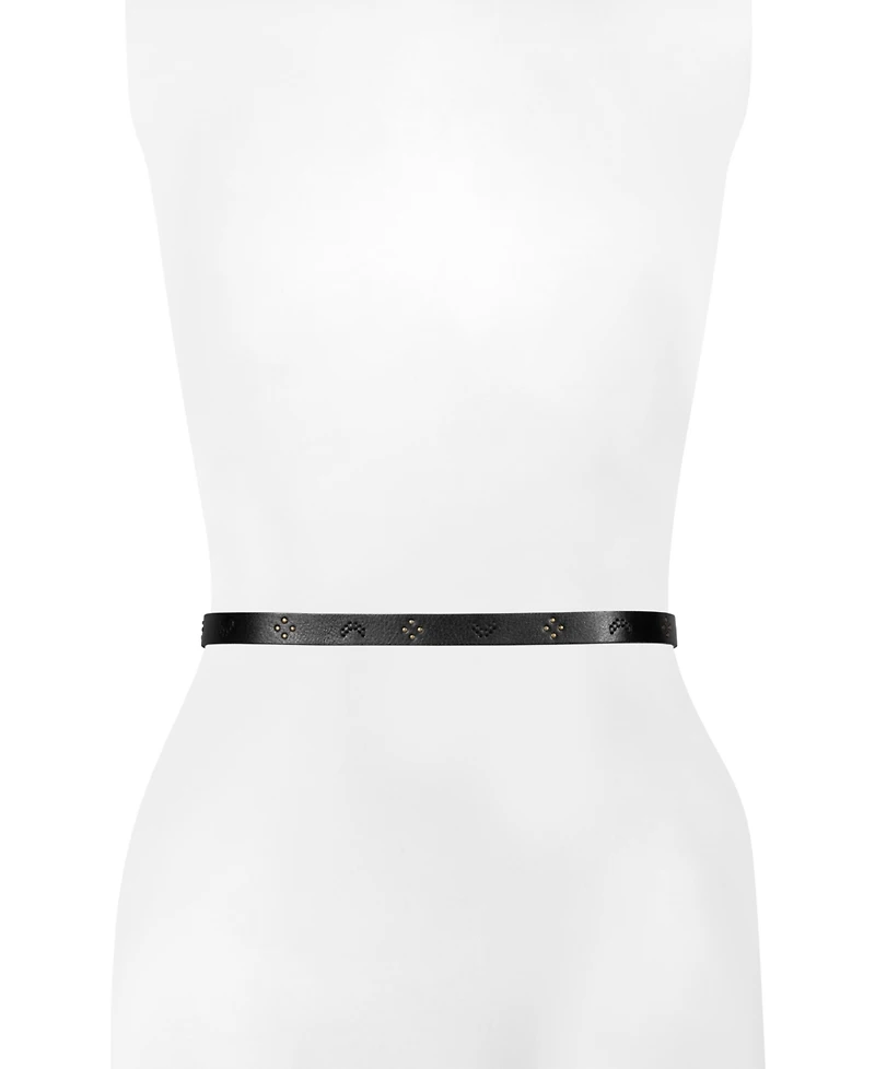 Frye Women's 20mm Beaded Leather Belt