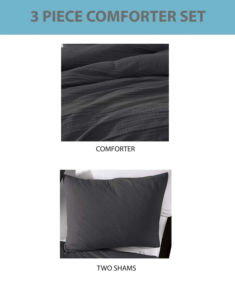 Riverbrook Home Devin Gauze 4-Pc. Comforter Set, Queen