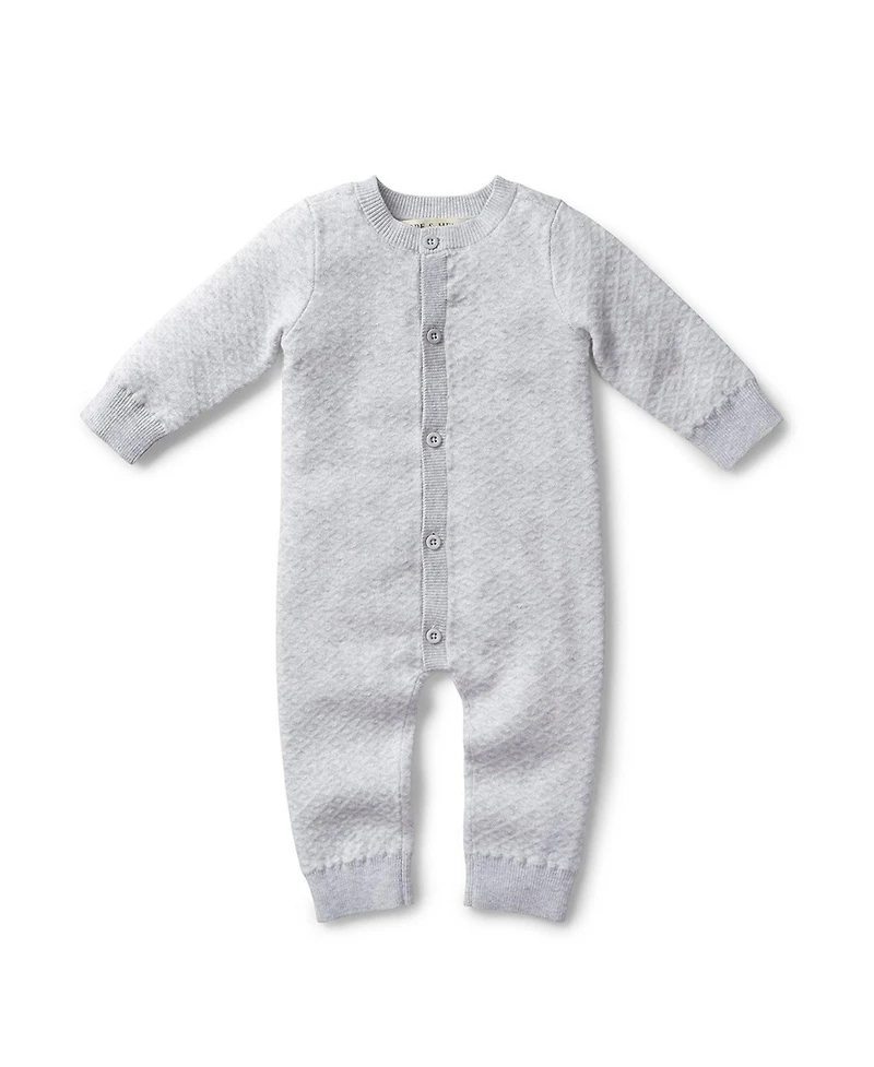 Hope & Henry Baby Jacquard Romper