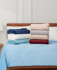 Berkshire Classic Velvety Plush Blanket, Full/Queen, Exclusively at Macy's