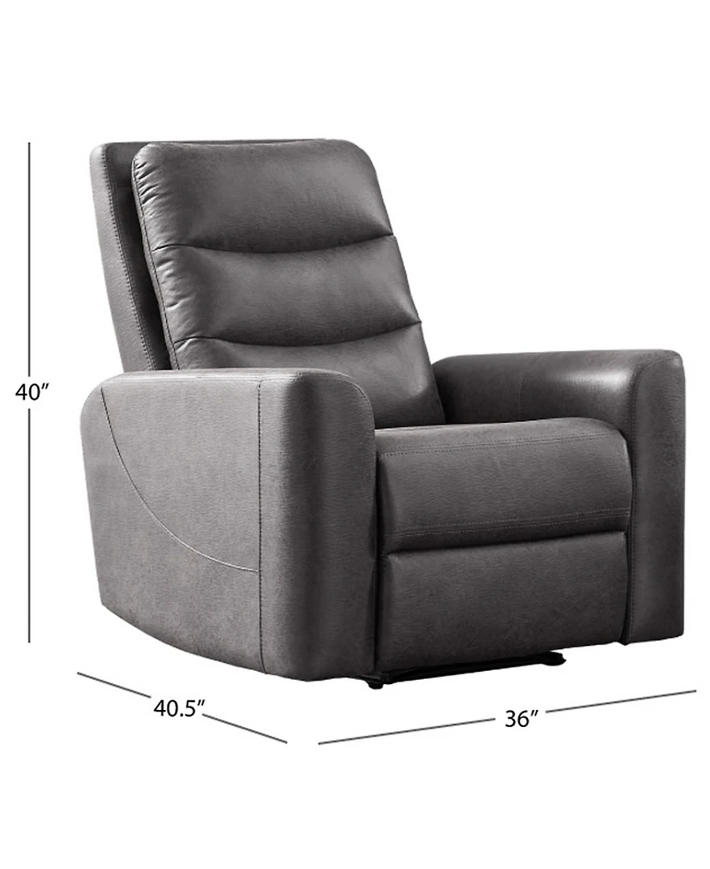 Bentley 36" Polyester Manual Recliner