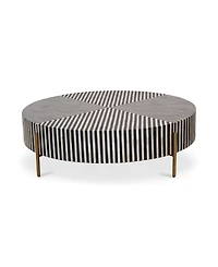 Chameau 42" Iron Round Coffee Table