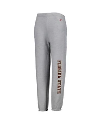Big Boys League Collegiate Wear Gray Florida State Seminoles Essential Pants