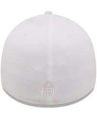Men's New Era White Washington Commanders Wordmark Iced Ii 39THIRTY Flex Hat