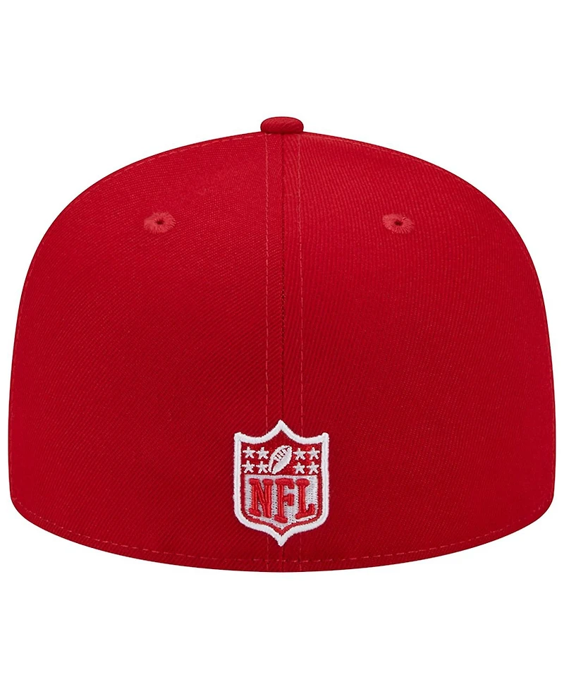 Men's New Era Scarlet Pittsburgh Steelers Super Bowl Xliii Main Patch 59FIFTY Fitted Hat