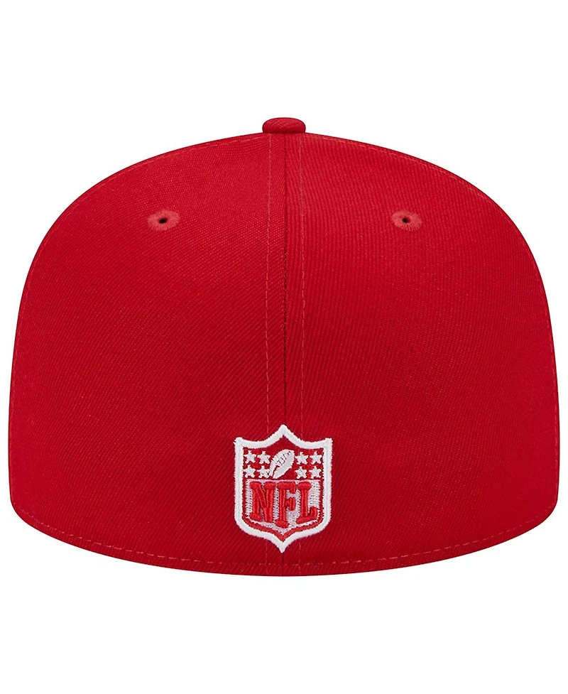 Men's New Era Scarlet Buffalo Bills 1998 Hawaii Pro Bowl Main Patch 59FIFTY Fitted Hat