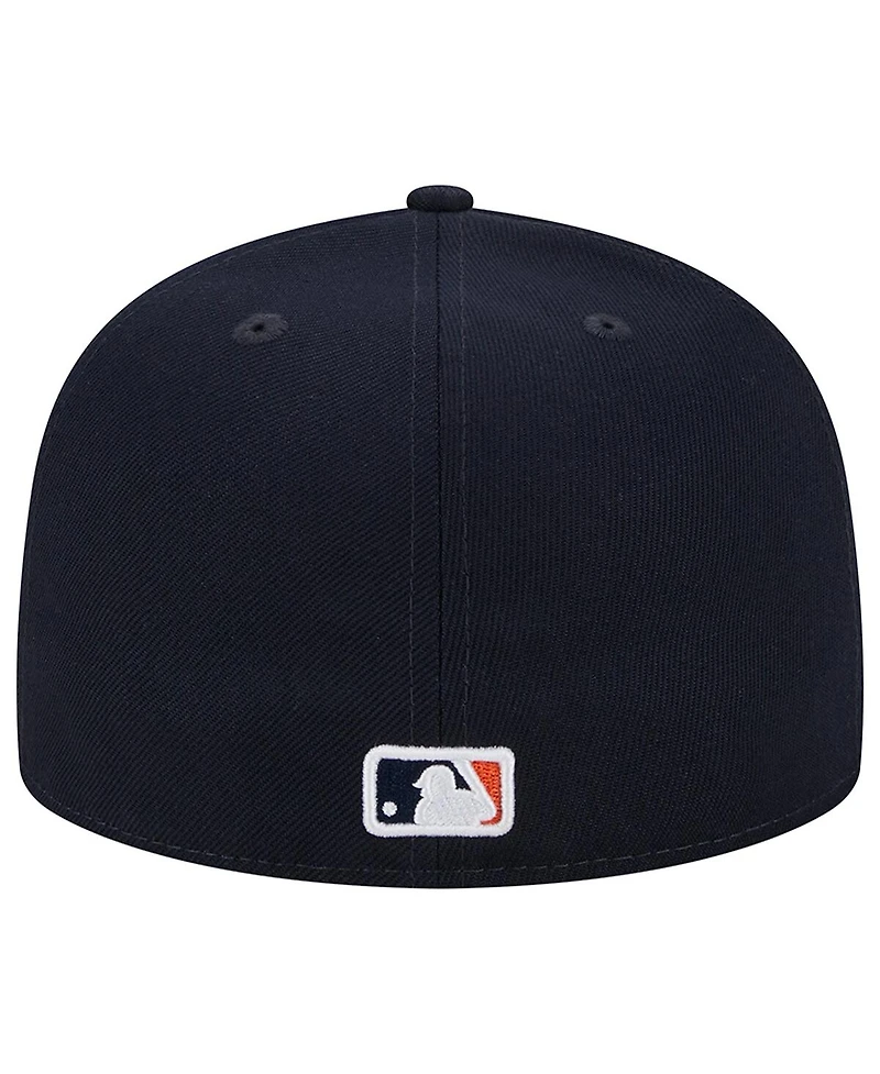 Men's New Era Navy Houston Astros 2017 World Series Team Color 59FIFTY Fitted Hat