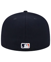 Men's New Era Navy Houston Astros 2017 World Series Team Color 59FIFTY Fitted Hat
