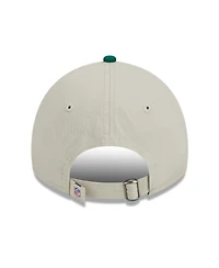 Men's New Era Cream, Green New York Jets 2023 Sideline Historic 9TWENTY Adjustable Hat