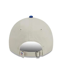 Men's New Era Cream, Royal Buffalo Bills 2023 Sideline Historic 9TWENTY Adjustable Hat