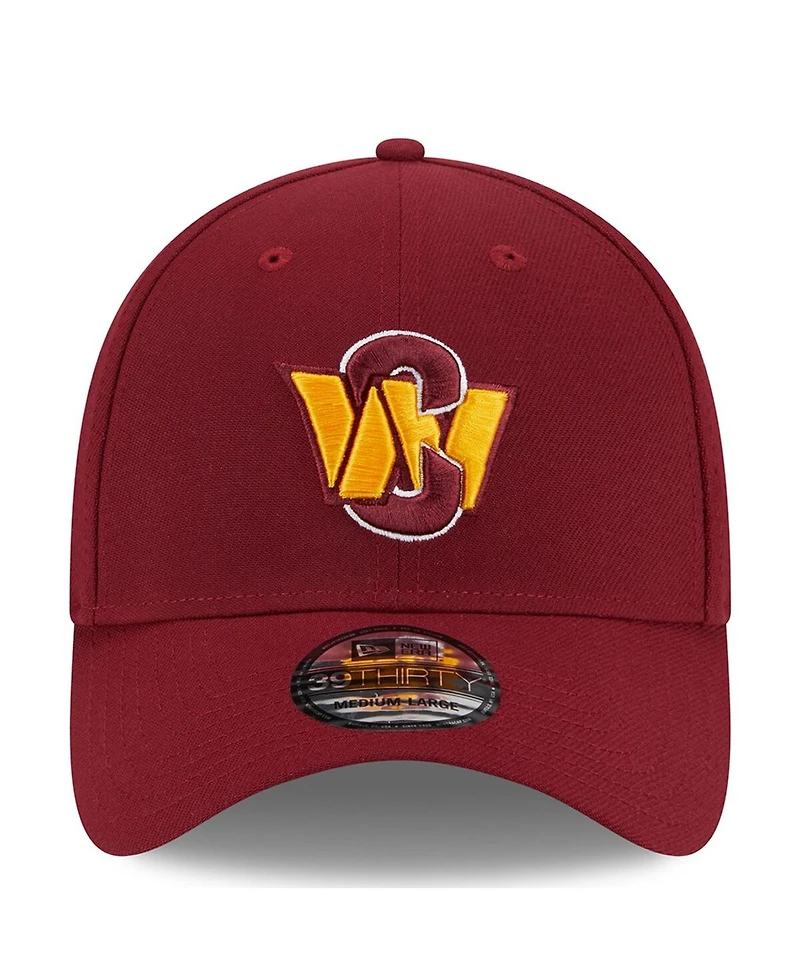Men's New Era Burgundy Washington Commanders City Originals 39THIRTY Flex Hat