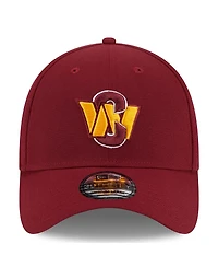 Men's New Era Burgundy Washington Commanders City Originals 39THIRTY Flex Hat