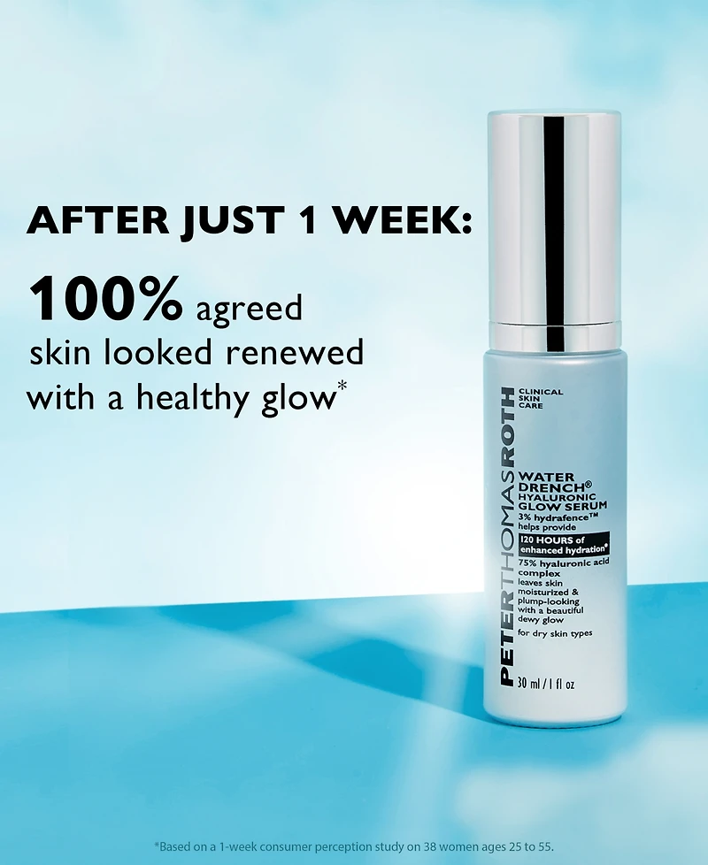 Peter Thomas Roth Water Drench Hyaluronic Glow Serum, 1-oz.