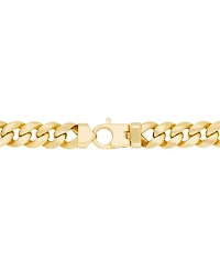 Lightweight Polished Curb Chain Necklace 22" in 10K Yellow Gold