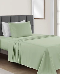 Sunham Microfiber Easy Care Solid -Pc. Sheet Set