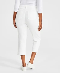 Style & Co Women's Mid-Rise Curvy Capri Jeans, Exclusively at Macy's