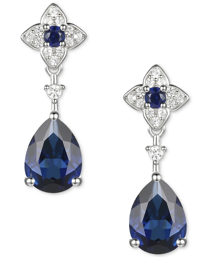 Lab-Grown Opal (1/2 ct. t.w.) & White Sapphire (1/10 14k Rose Gold-Plated Sterling Silver (Also Ruby S