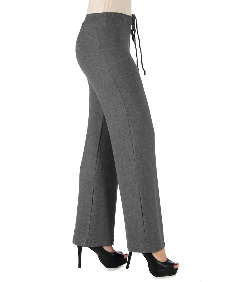 24seven Comfort Apparel Women's Comfortable Drawstring Lounge Pants