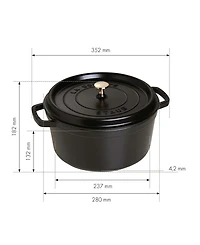 Staub Cast Iron 7-Qt. Round Dutch Oven