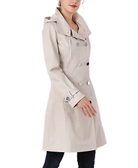 Kimi + Kai Women's Eeva Water-Resistant Hooded Trench Coat