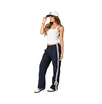 Edikted Women's Remy ribbon track pants
