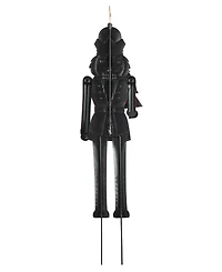 Glitzhome 43.25" H Metal Christmas Nutcracker Yard Stake or Standing Decor or Hanging Decor