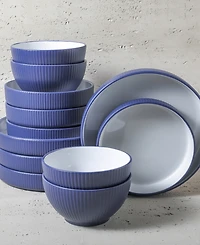 Christian Siriano Larosso 12 Pc. Dinnerware Set, Service for 4