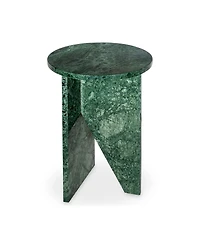 Grace 20" Marble Round Accent Table
