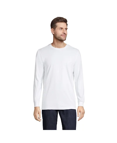 Lands' End Men's Super-t Long Sleeve T-Shirt