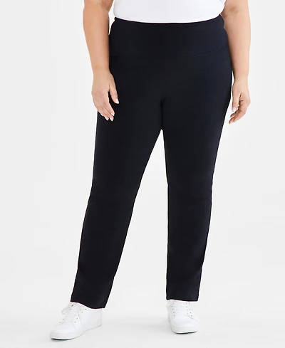 Style & Co Plus High-Rise Bootcut Leggings, Macy's Exclusive