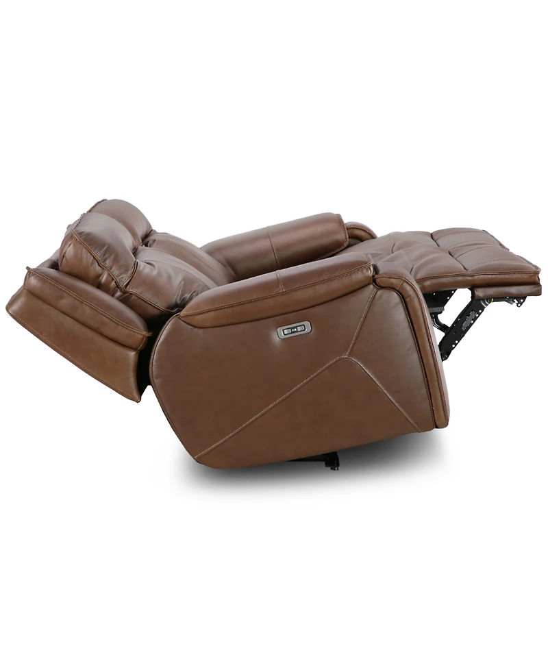 Closeout! Hansley 2-Pc. Zero Gravity Power Recliner Leather Sofa, Created for Macy's